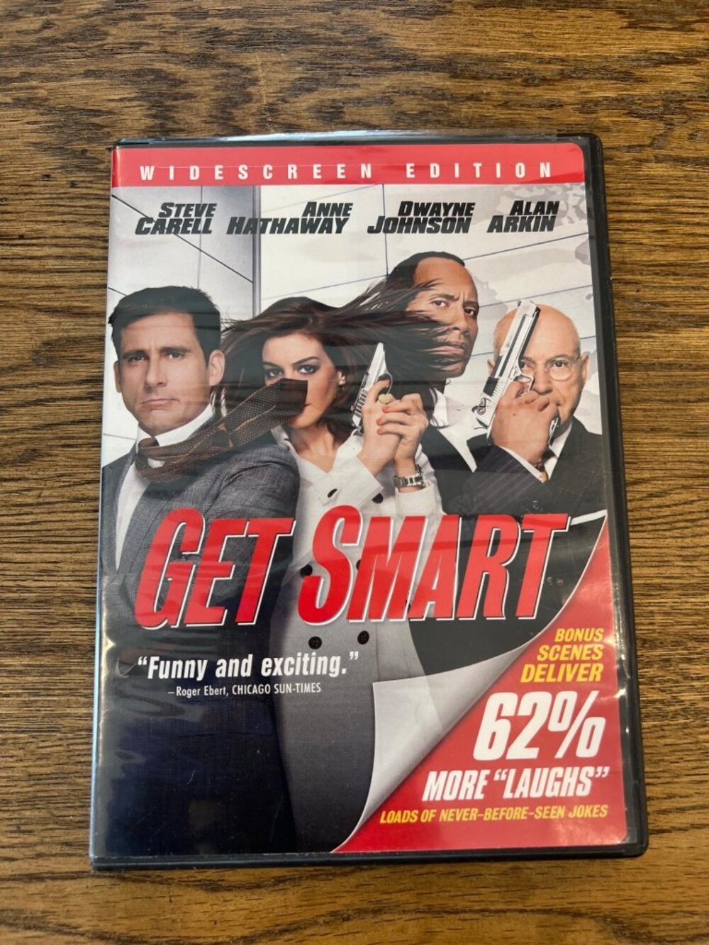 Get Smart 2008 Movie DVD Widescreen Edition Comedy Action Steve Carell Pre-Owned